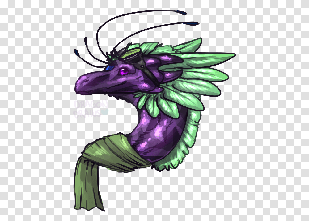 Illustration, Dragon, Purple Transparent Png