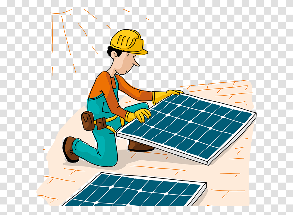 Illustration, Electrical Device, Solar Panels, Person, Human Transparent Png