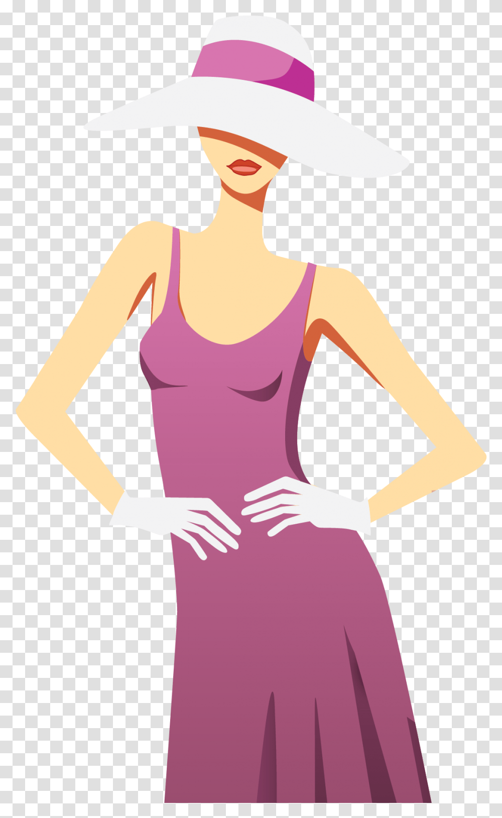 Illustration, Female, Person, Dress Transparent Png