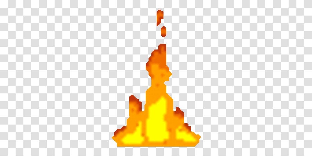 Illustration, Fire, Bonfire, Flame, Silhouette Transparent Png