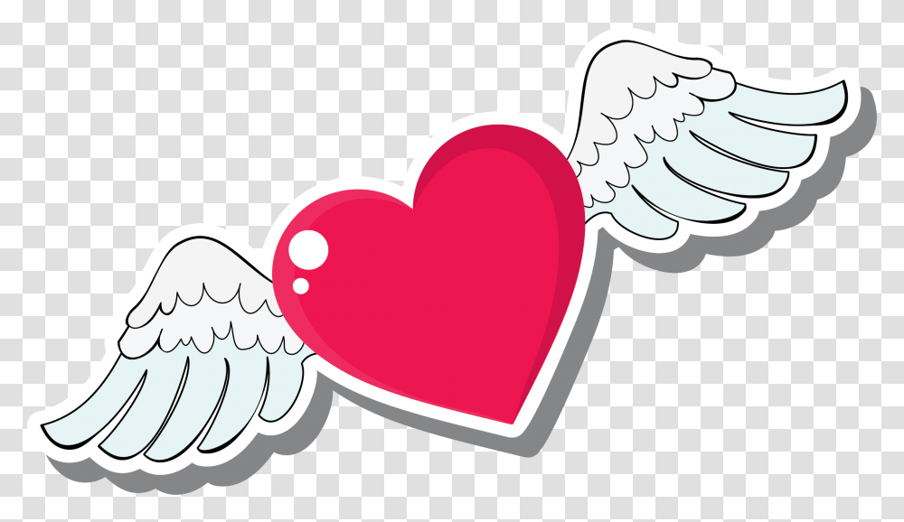 Illustration, Heart, Label, Sticker Transparent Png