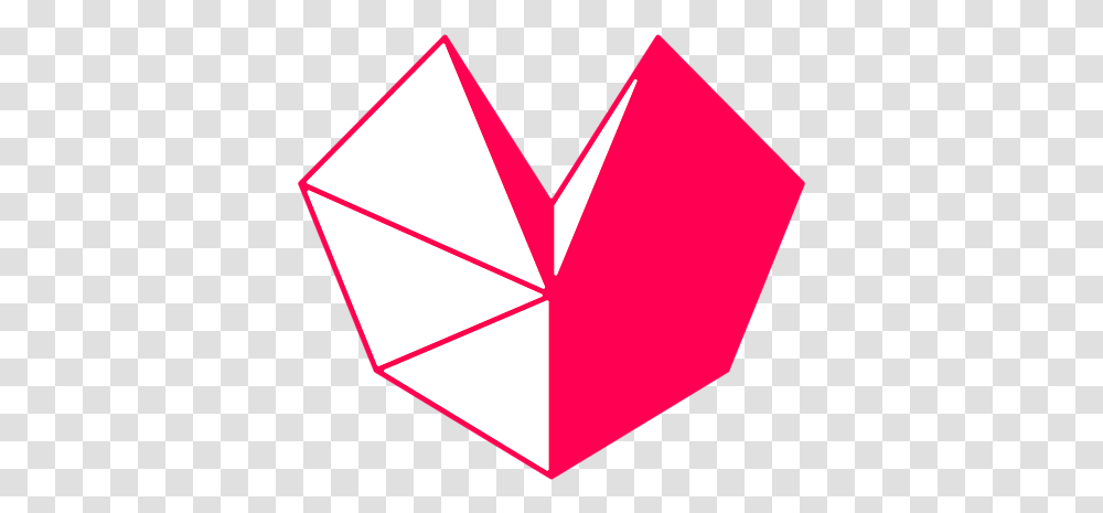 Illustration, Heart, Paper, Triangle Transparent Png