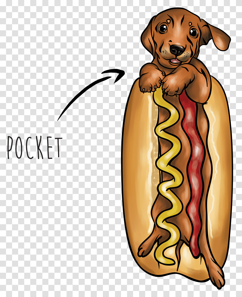 Illustration, Hot Dog, Food Transparent Png