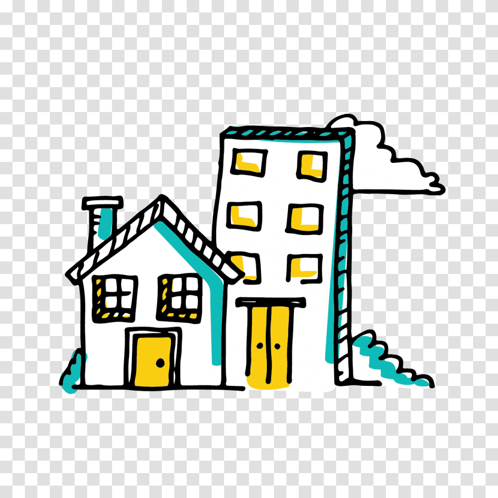 Illustration, Machine, Housing, Building, Drawing Transparent Png