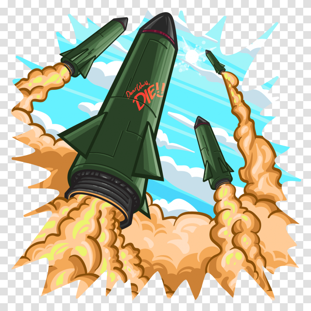 Illustration, Missile, Rocket, Vehicle, Transportation Transparent Png