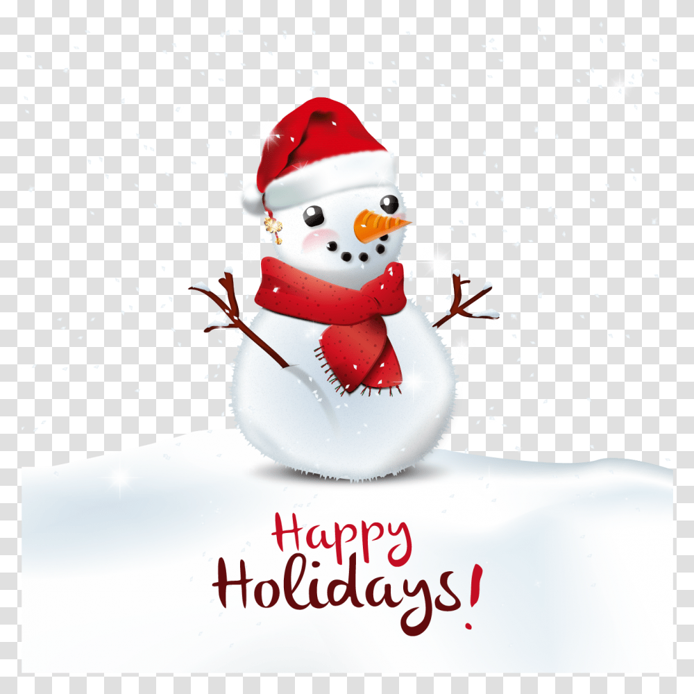 Illustration, Nature, Outdoors, Snowman, Winter Transparent Png