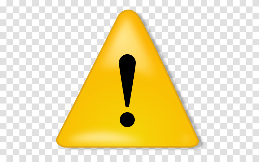 Illustration Of A Caution Symbol, Triangle Transparent Png