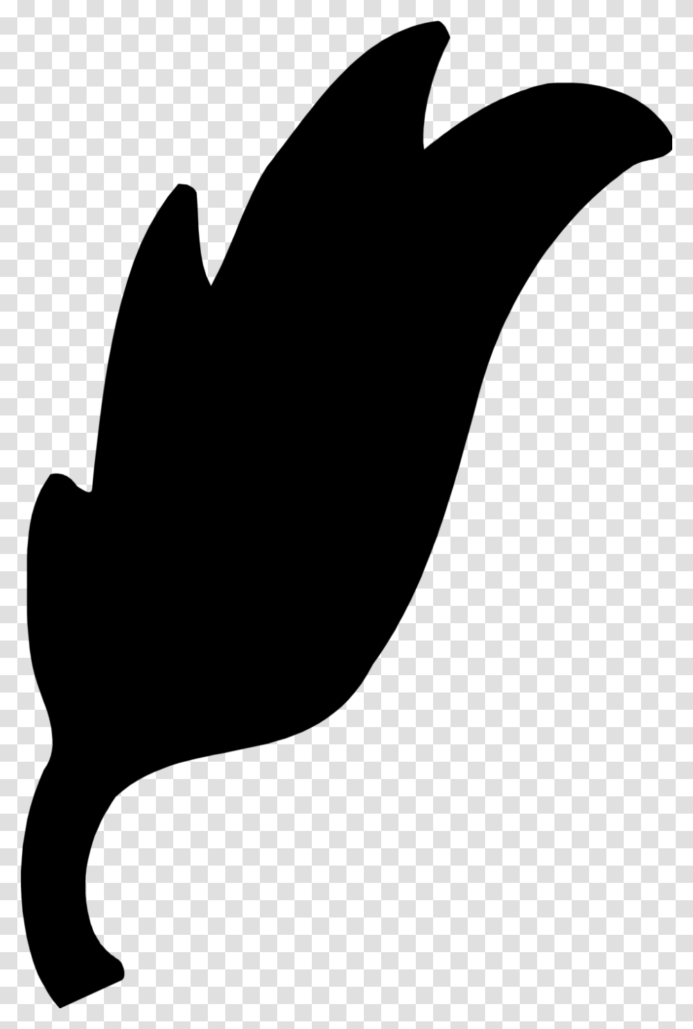 Illustration Of A Flower Silhouette Pv, Gray, World Of Warcraft Transparent Png