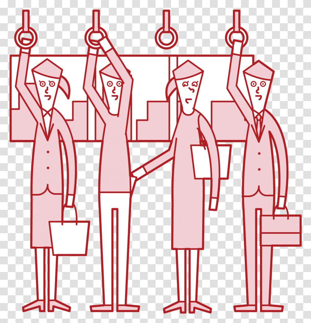 Illustration Of A Pickpocket Sharing, Crowd, Text Transparent Png