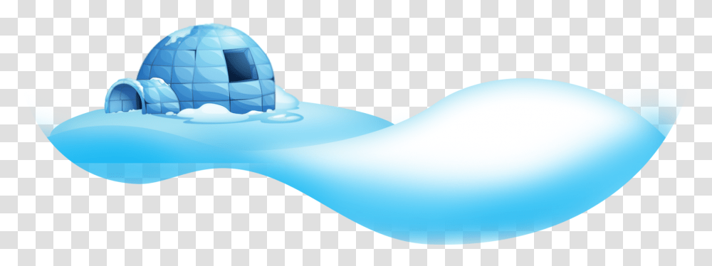 Illustration Of An Igloo On Aluminum License Plate Inflatable, Outdoors, Nature, Beluga Whale, Mammal Transparent Png