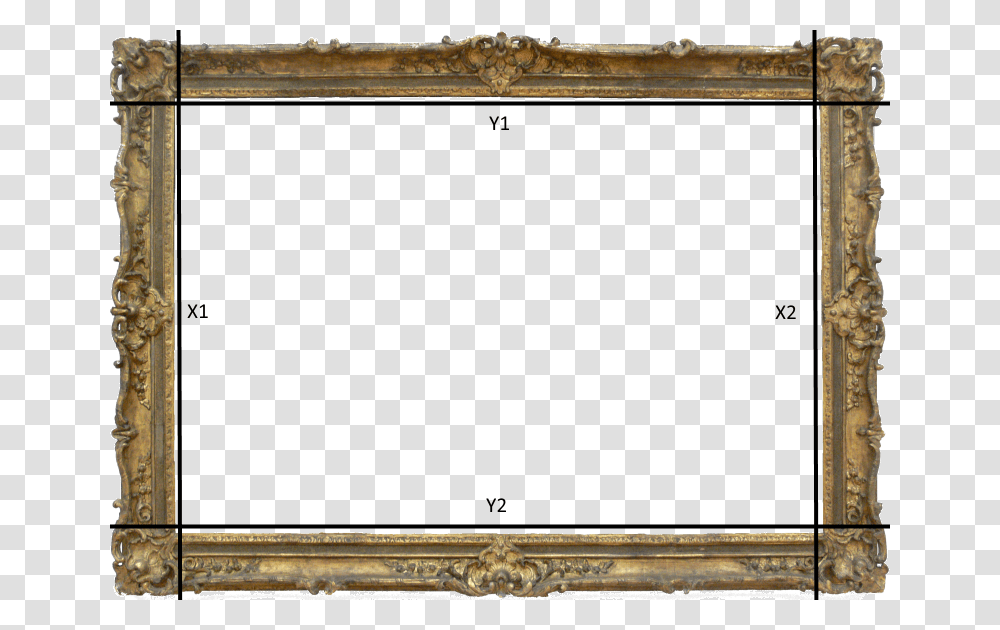 Illustration Of Border Image Slice Coordinates Css Border, Scroll, Screen, Electronics, White Board Transparent Png