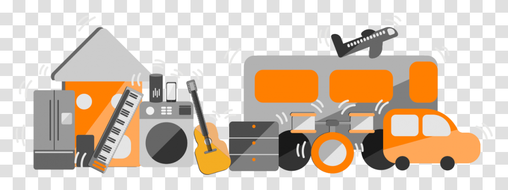 Illustration Of Objects Vibrating Because Of Sound Graphic Design, Guitar, Leisure Activities, Musical Instrument, Bass Guitar Transparent Png