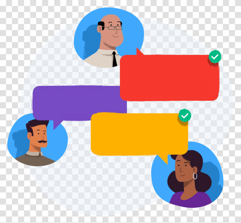 Illustration Of Team Discussing Designs, Drawing Transparent Png