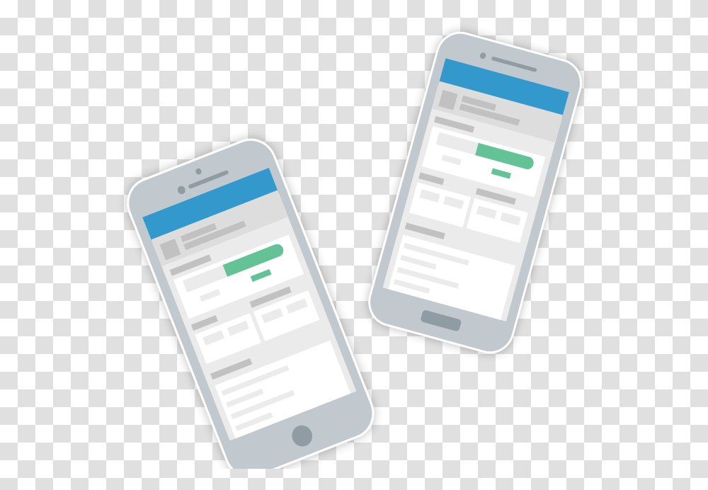 Illustration Of Two Mobiles Showing Cezanne Hr Software Android 2 Mobile, Mobile Phone, Electronics, Cell Phone Transparent Png