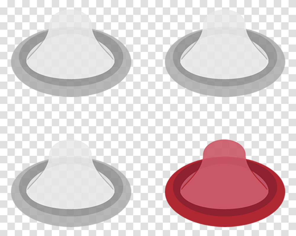 Illustration Of Two Unused Condoms And One Used Condom Condom Illustration, Apparel, Sombrero, Hat Transparent Png