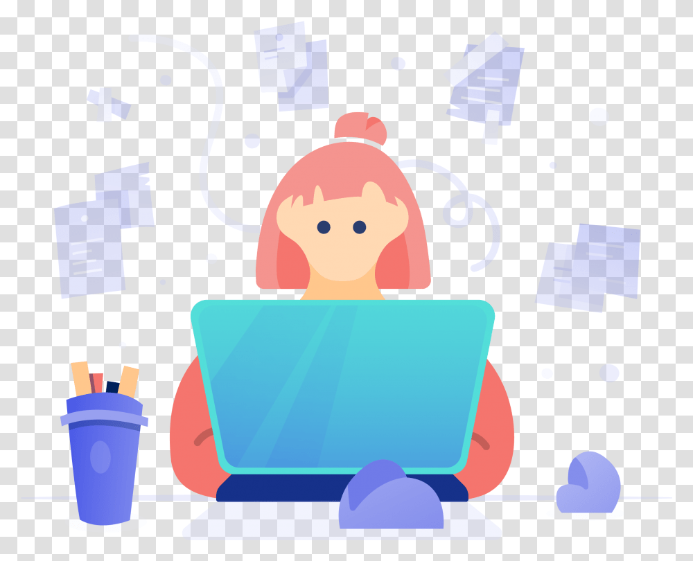 Illustration, Pc, Computer, Electronics, Laptop Transparent Png