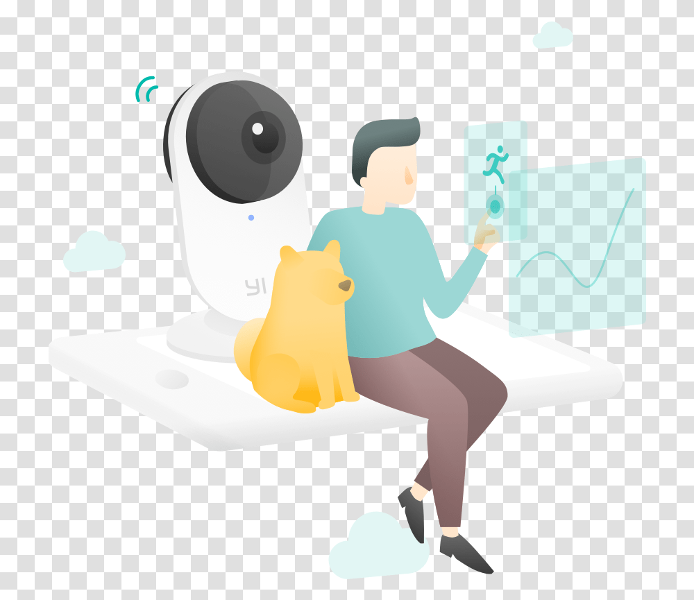 Illustration, Person, Cleaning, Snowman, Outdoors Transparent Png