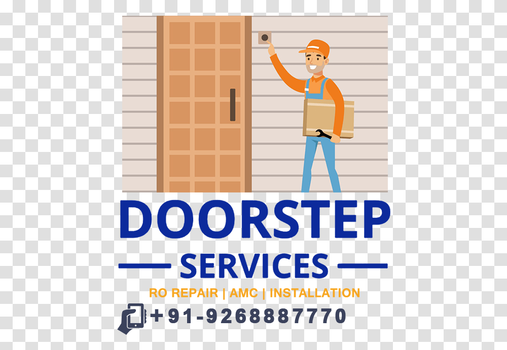 Illustration, Person, Door, Furniture Transparent Png