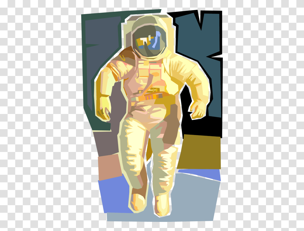 Illustration, Person, Human, Astronaut, Poster Transparent Png