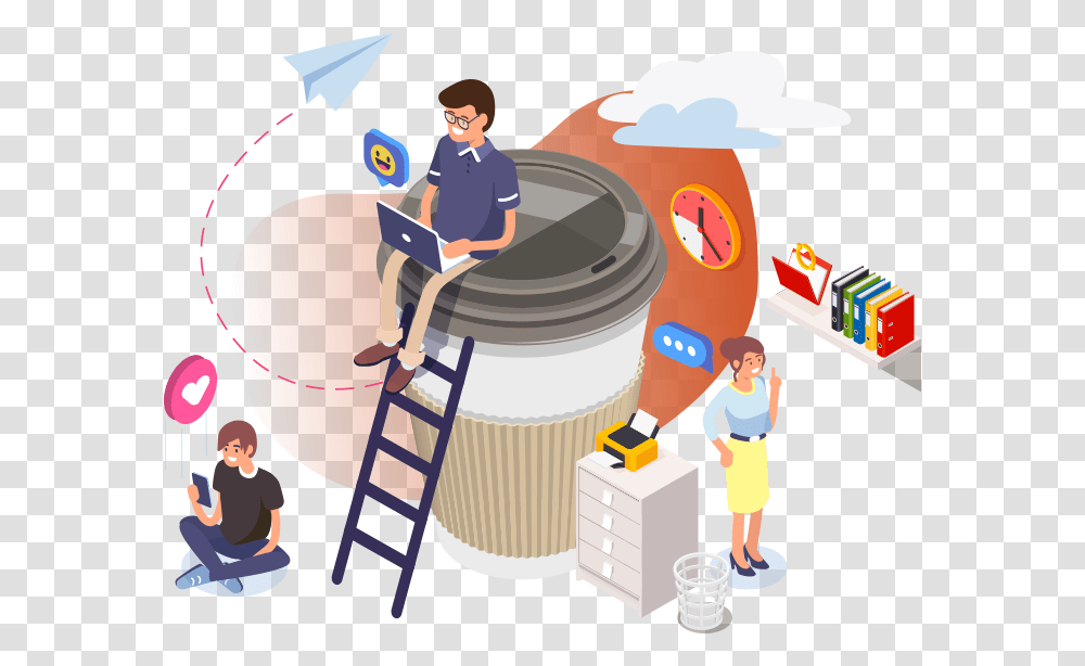 Illustration, Person, Human, Barrel, Washing Transparent Png