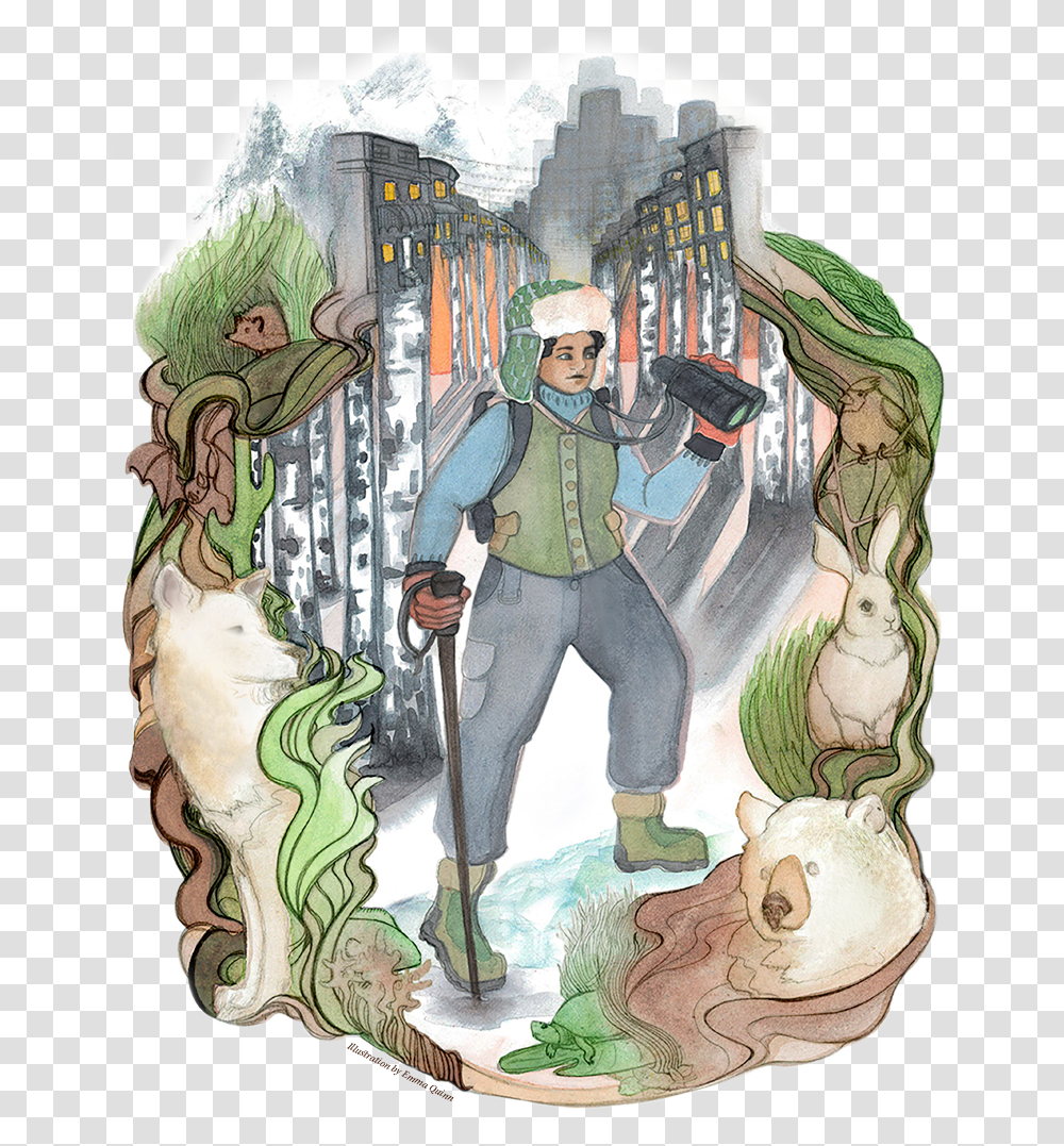 Illustration, Person, Human, Painting Transparent Png