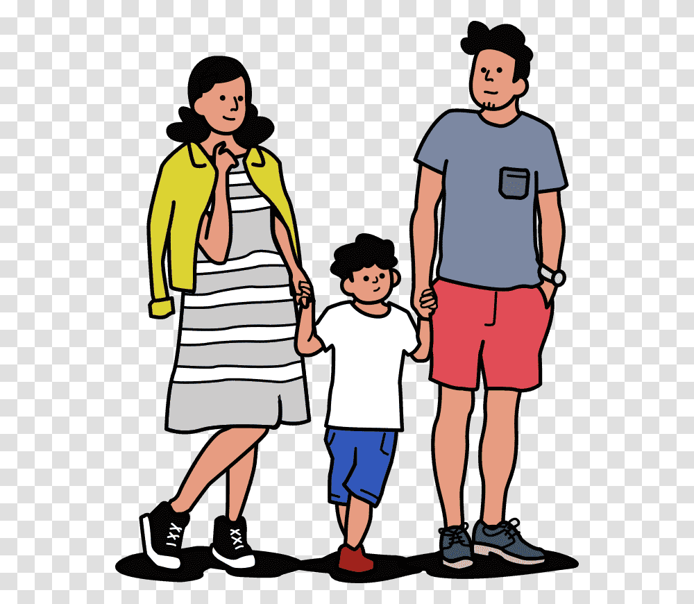 Illustration, Person, Human, People, Family Transparent Png