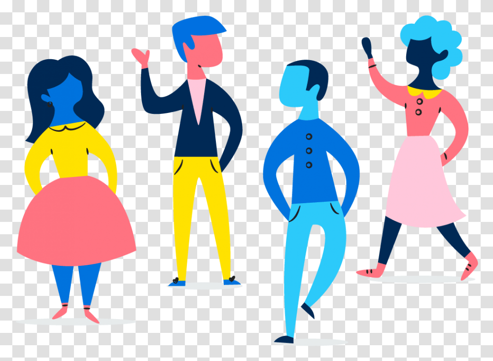 Illustration, Person, Juggling, People, Crowd Transparent Png