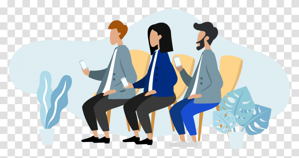 Illustration, Person, Sitting, People Transparent Png