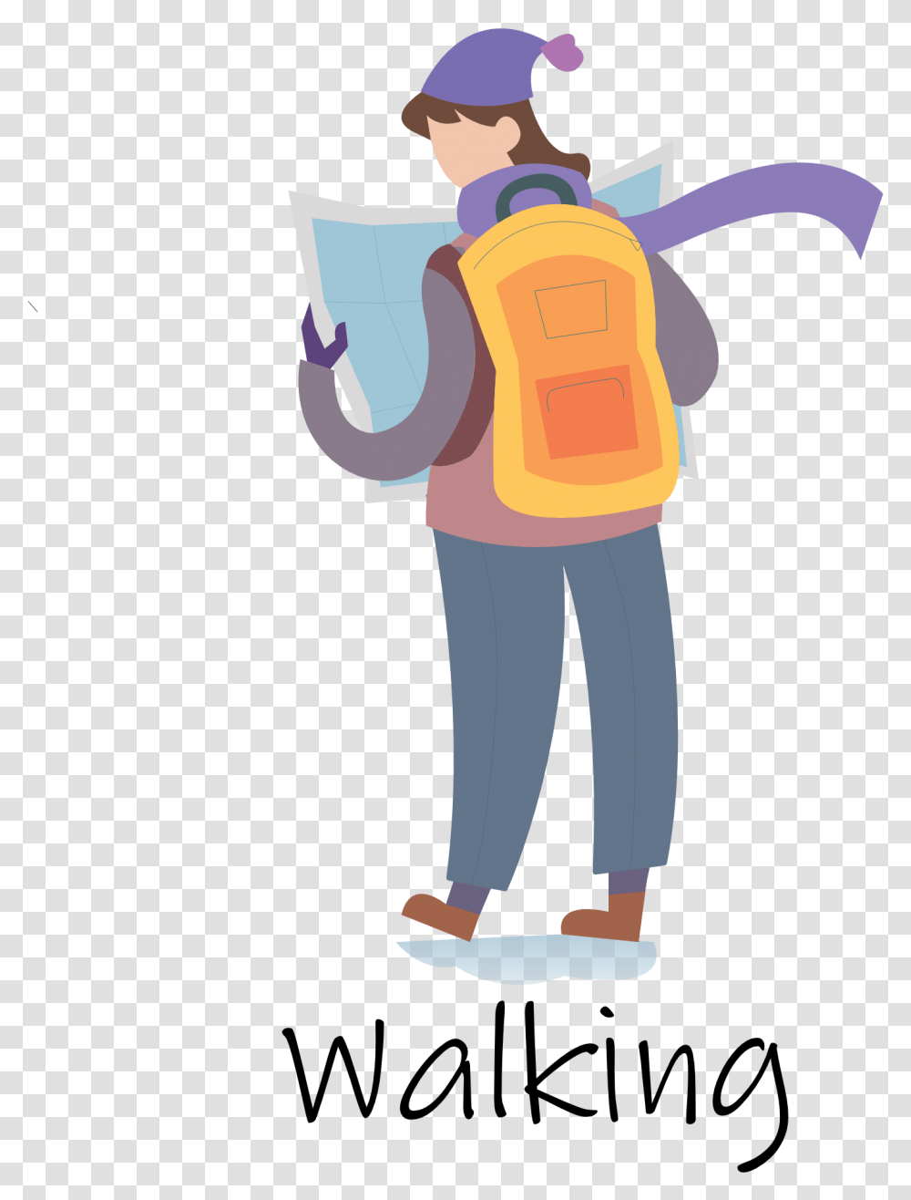 Illustration, Person, Worker, Reading, Standing Transparent Png