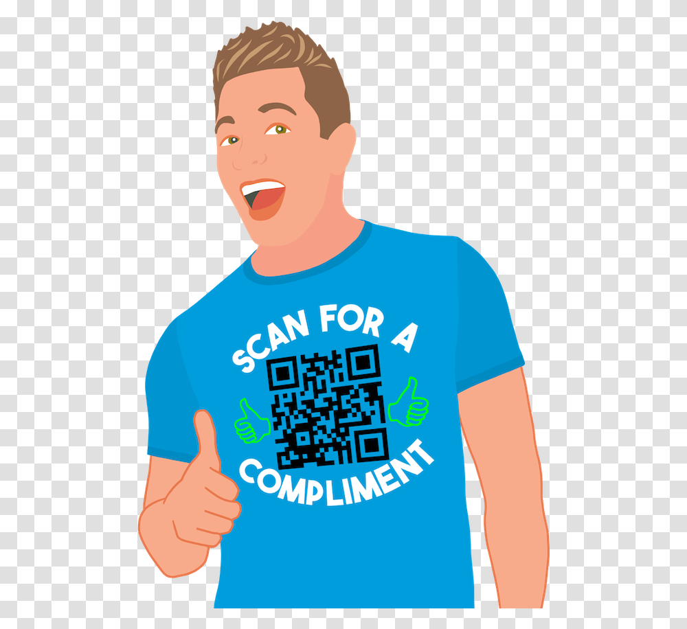 Illustration, QR Code, Person, Human Transparent Png