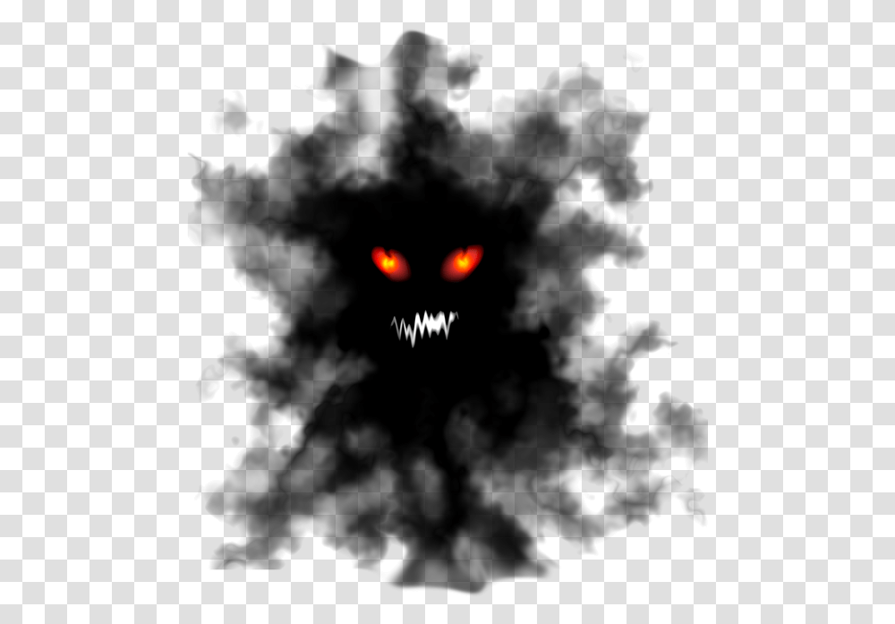 Illustration Scary Face Transparent Png