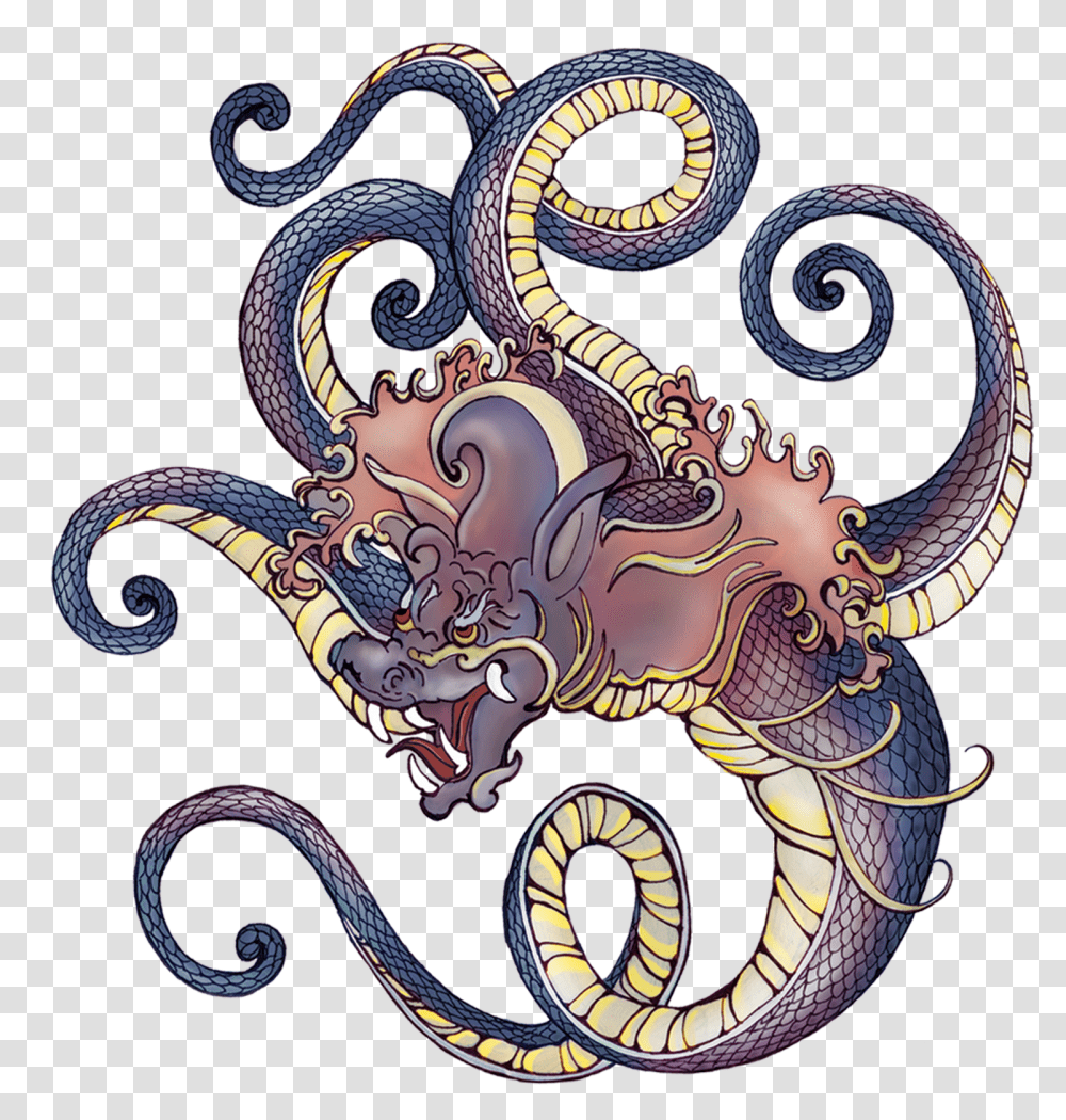 Illustration, Sea Life, Animal, Pattern, Octopus Transparent Png