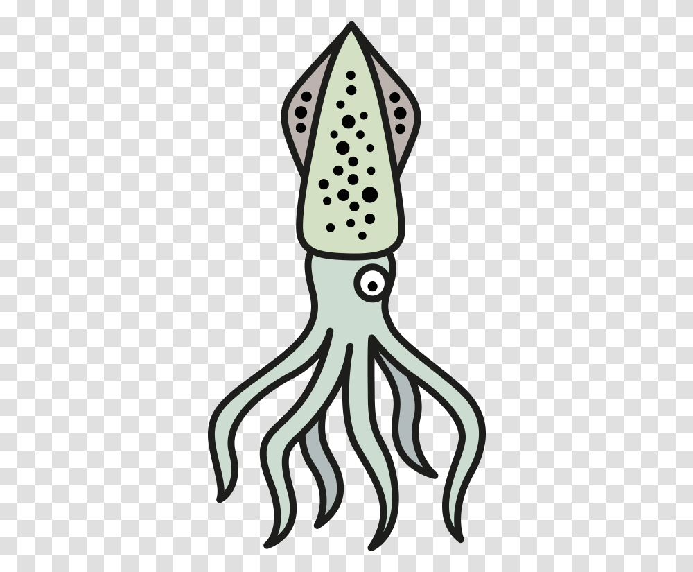 Illustration, Sea Life, Animal, Seafood, Squid Transparent Png