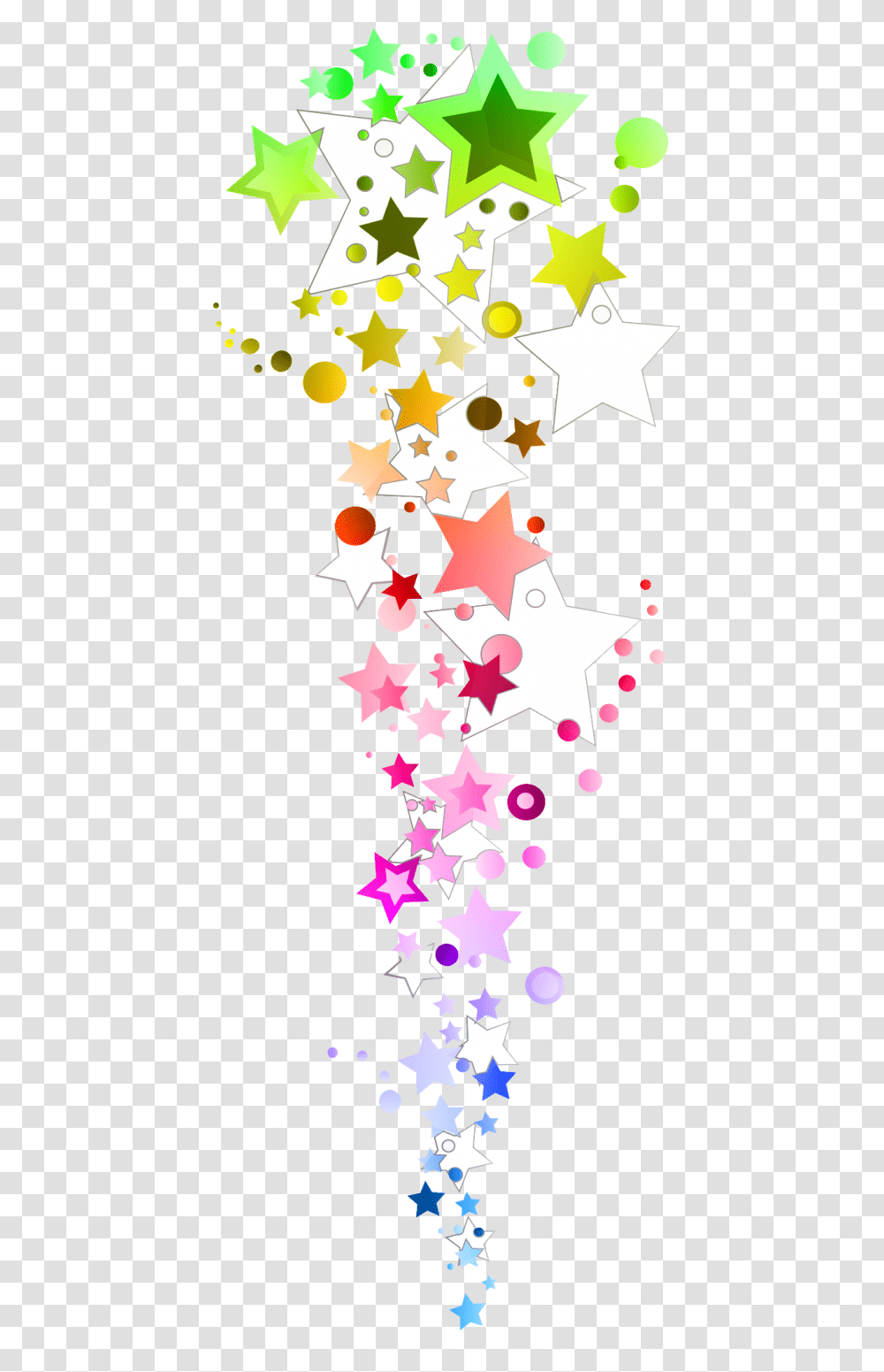 Illustration, Star Symbol, Confetti, Paper Transparent Png