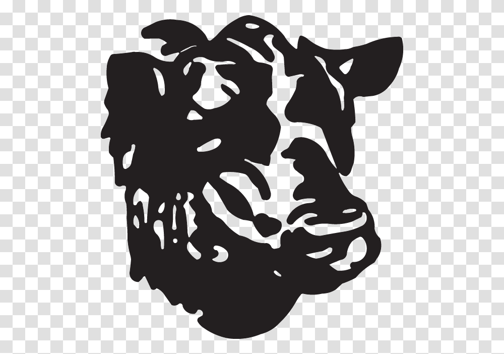 Illustration, Stencil, Face, Dog Transparent Png