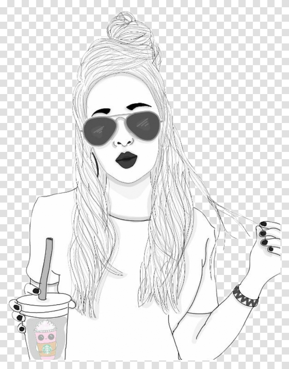 Illustration, Sunglasses, Accessories, Person, Drawing Transparent Png