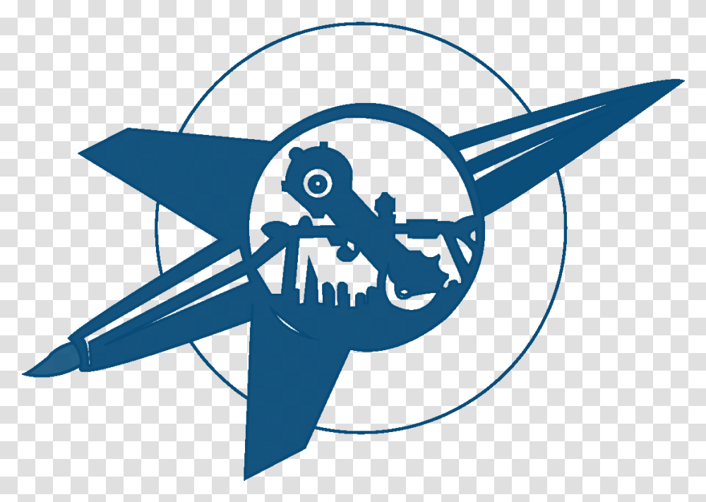 Illustration, Star Symbol, Airplane, Aircraft Transparent Png