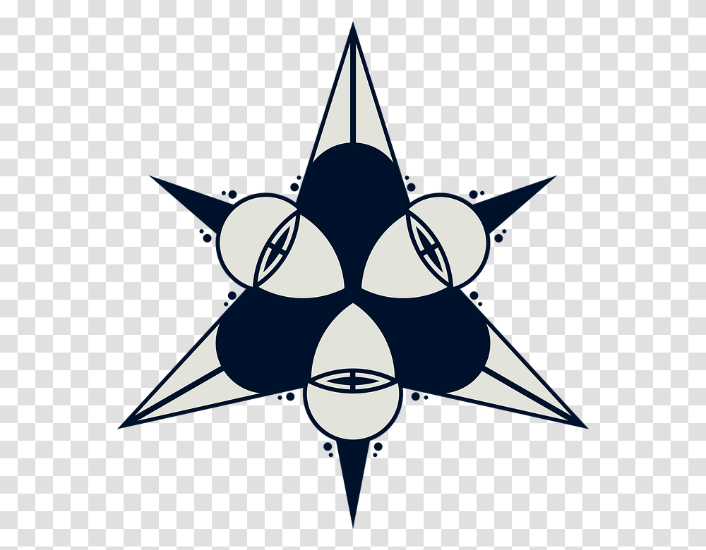 Illustration, Star Symbol, Lamp, Compass Math Transparent Png