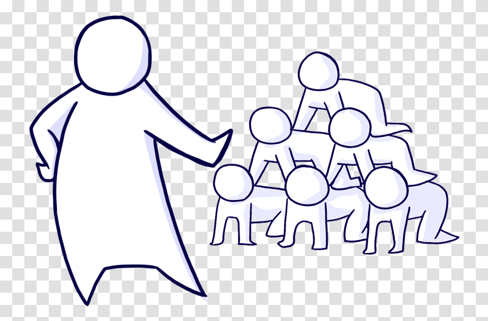 Illustration, Hand, Crowd, Stencil Transparent Png