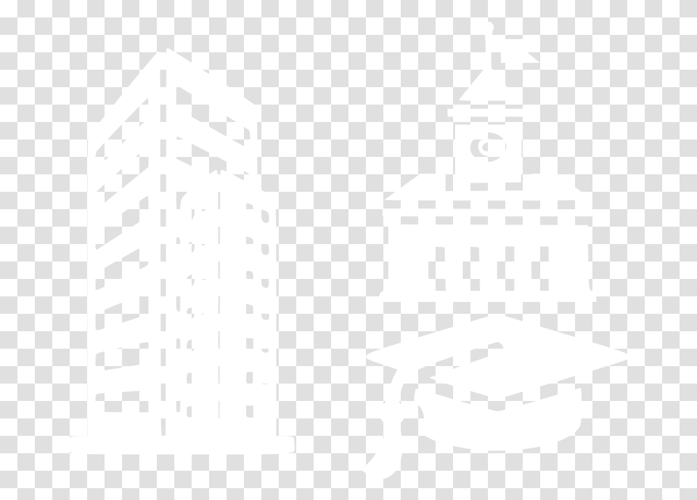 Illustration, Stencil, Silhouette, Building Transparent Png