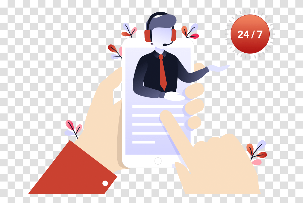 Illustration, Tie, Shirt, Waiter Transparent Png