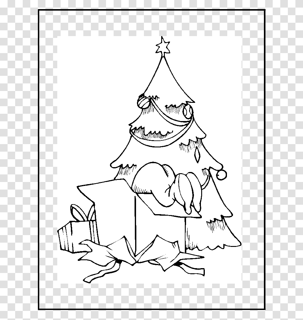 Illustration, Tree, Plant, Ornament, Christmas Tree Transparent Png