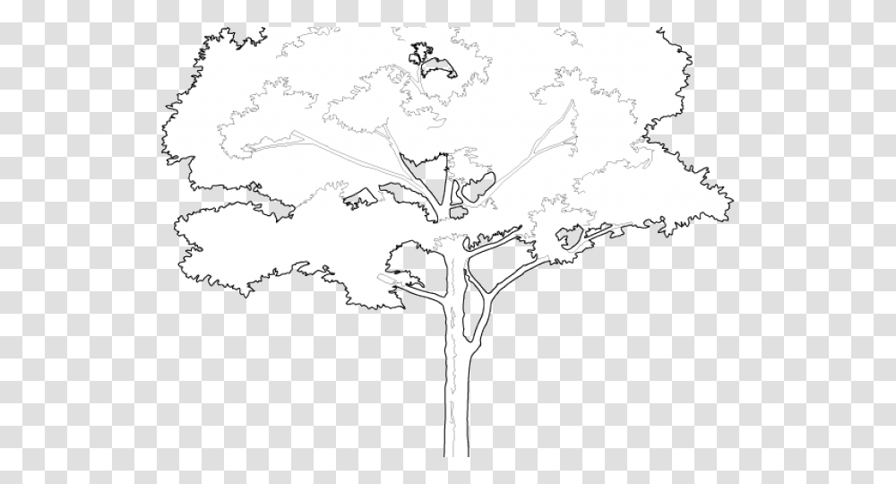 Illustration, Tree, Plant, Silhouette, Cross Transparent Png