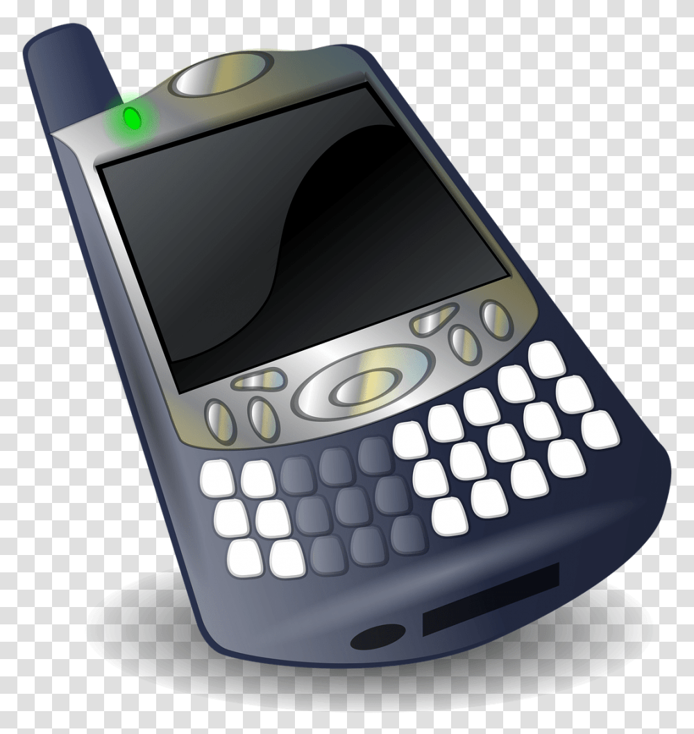 Illustration Treo Smartphone Mobile Smart Phone Clip Art, Mobile Phone, Electronics, Cell Phone Transparent Png