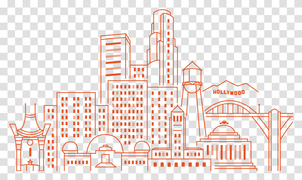 Illustration, Urban, City, Building, Town Transparent Png