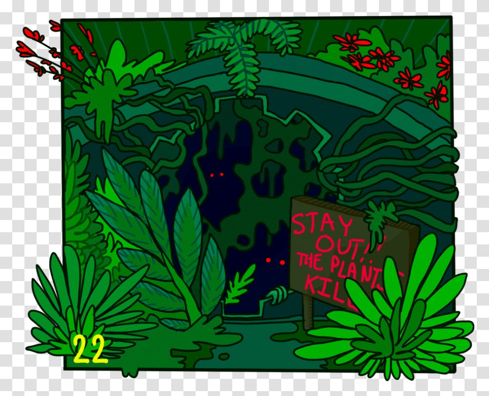 Illustration, Vegetation, Plant, Green, Rainforest Transparent Png