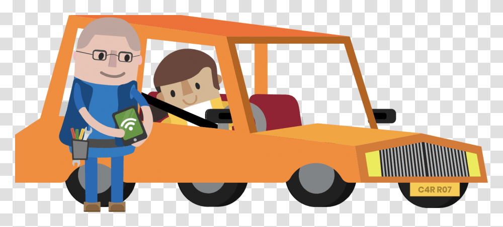 Illustration, Vehicle, Transportation, Buggy, Person Transparent Png