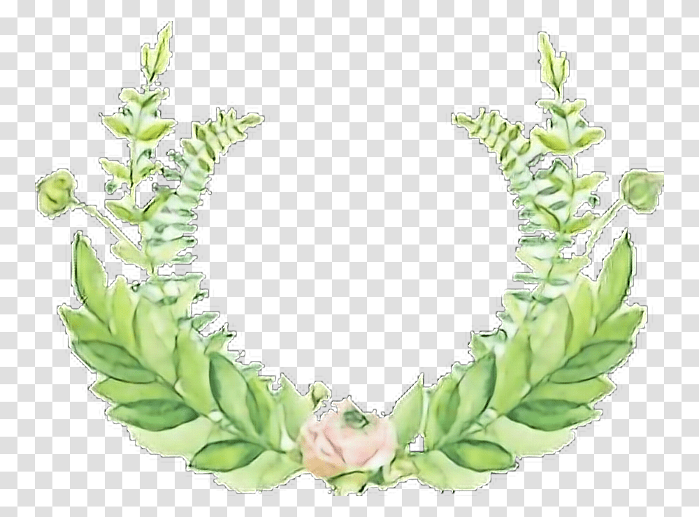 Illustration, Wreath, Green, Pattern Transparent Png