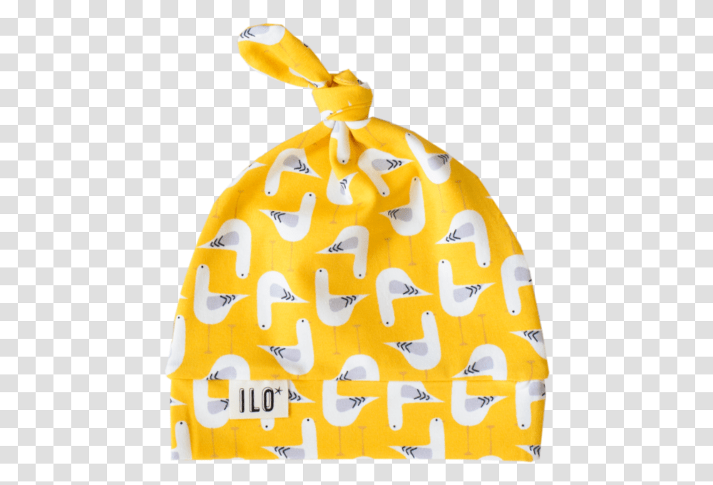 Ilo Yellow Seagulls Knot Hat, Apparel, Bathing Cap, Swimwear Transparent Png