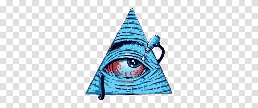 Iluminati Illuminati Eye, Triangle, Pottery, Cone Transparent Png